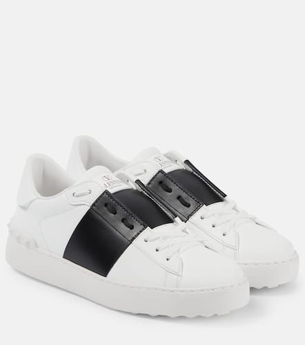 Open leather sneakers - Valentino Garavani - Modalova