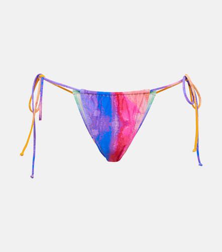 Printed self-tie bikini bottoms - Reina Olga - Modalova