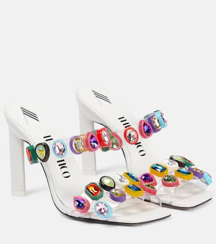 Nanci embellished PVC mules - The Attico - Modalova