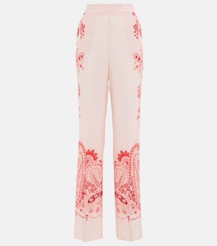 Floral high-rise silk palazzo pants - Etro - Modalova