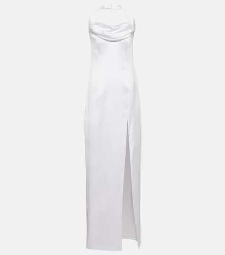 Bridal halterneck satin gown - Rasario - Modalova