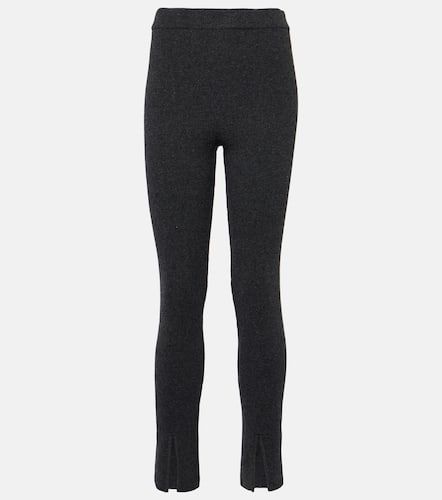 Ribbed-knit cashmere slim pants - Magda Butrym - Modalova