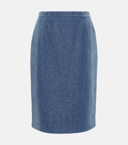 Versace Denim pencil skirt - Versace - Modalova