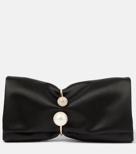 Jimmy Choo Clutch Xandra in raso - Jimmy Choo - Modalova