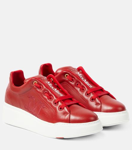 Max Mara Maxi leather sneakers - Max Mara - Modalova