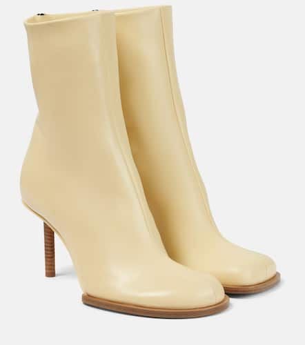 Les Bottines Rond CarrÃ© leather ankle boots - Jacquemus - Modalova