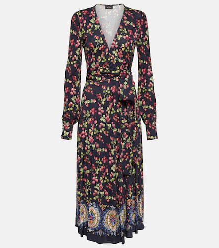 Etro Printed jersey wrap dress - Etro - Modalova