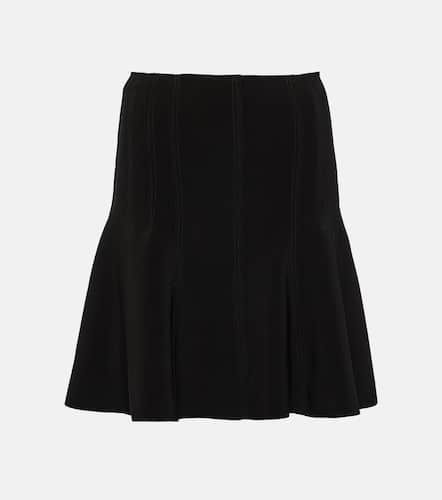 Pleated jersey miniskirt - Norma Kamali - Modalova