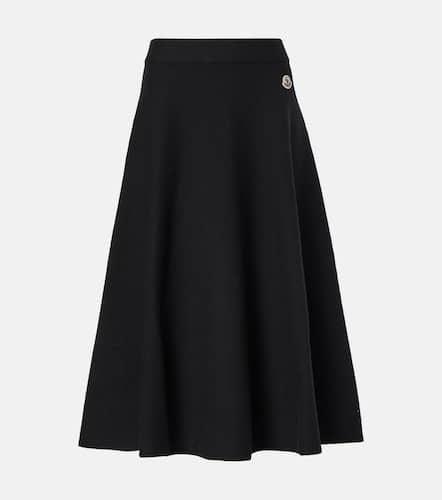 Moncler Wool-blend midi skirt - Moncler - Modalova