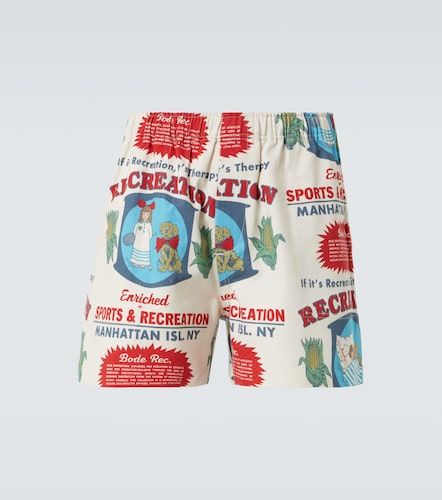 Shorts Enrichment in cotone con stampa - Bode - Modalova