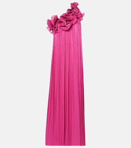 Charmain ruffled georgette gown - Costarellos - Modalova