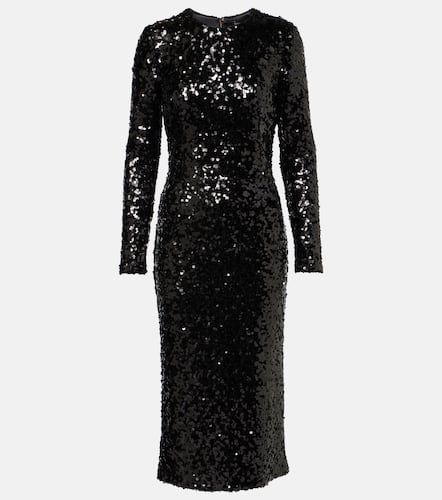 Abito midi con paillettes - Dolce&Gabbana - Modalova