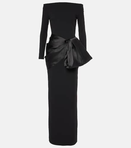 Kori off-shoulder bow-detail gown - Solace London - Modalova