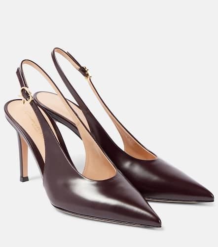 Robbie 85 patent leather slingback pumps - Gianvito Rossi - Modalova