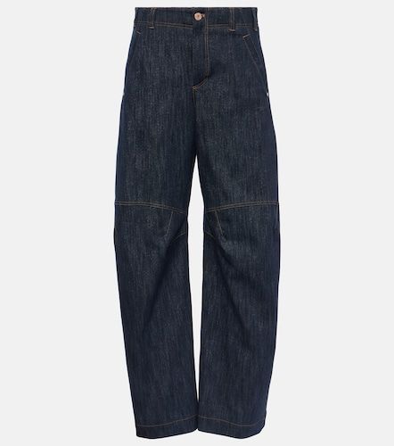 Jeans a gamba larga e vita alta - Brunello Cucinelli - Modalova