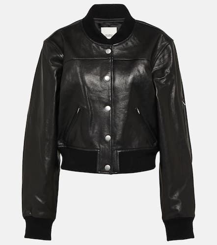 Adriel leather bomber jacket - Isabel Marant - Modalova