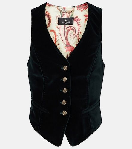 Chaleco de terciopelo de algodón - Etro - Modalova