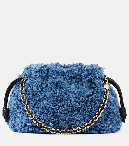 Clutch Flamenco Medium de denim - Loewe - Modalova