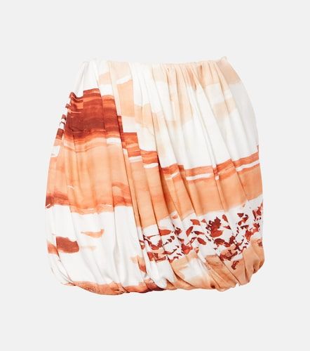 Minifalda drapeada estampada - JW Anderson - Modalova