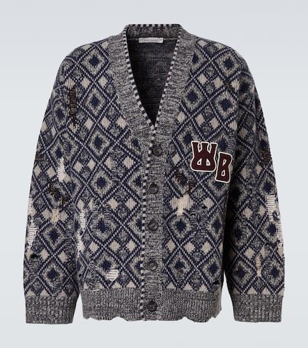 Cárdigan Sibling de lana oversized - Wales Bonner - Modalova