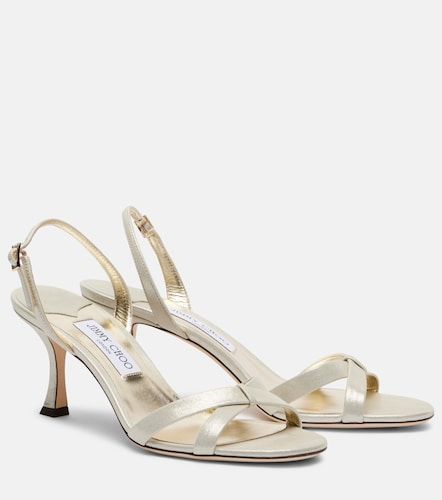 Elsy metallic leather sandals - Jimmy Choo - Modalova