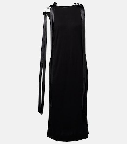 Vestido midi de jersey con lazo - Simone Rocha - Modalova
