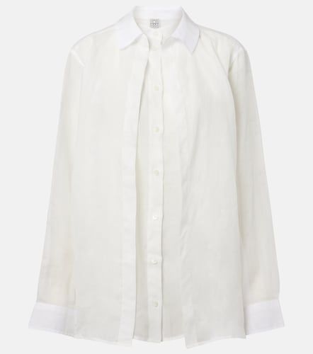 Camisa de gasa de ramio a capas - Toteme - Modalova