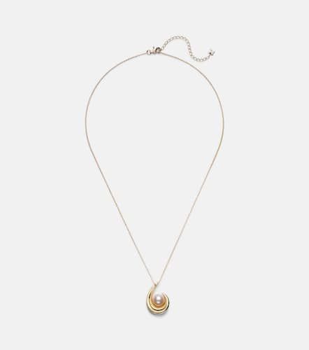 Pearl Curl 14kt pendant necklace with freshwater pearl - Mateo - Modalova