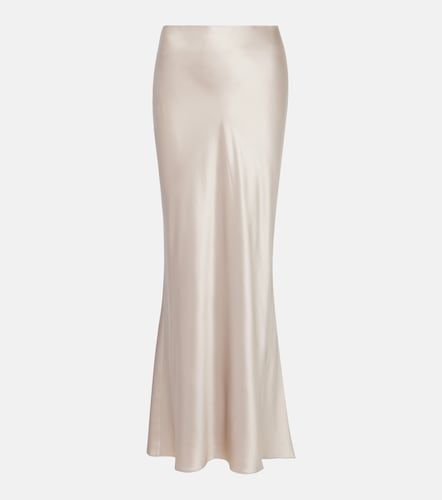 Gonna lunga in satin di seta - The Sei - Modalova
