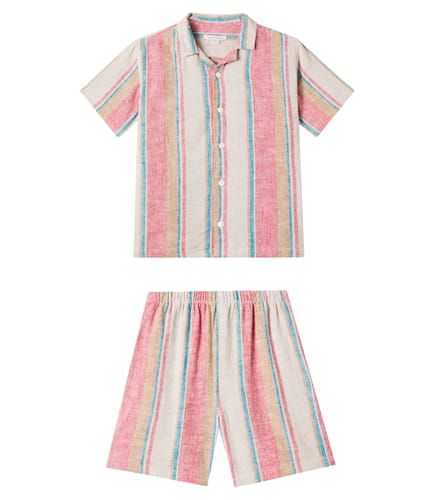 Konges SlÃ¸jd Venice linen-blend shirt and shorts set - Konges Slojd - Modalova
