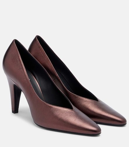 Alaia Metallic leather pumps - Alaia - Modalova