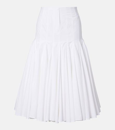 Falda midi Agave de popelín de algodón - Jacquemus - Modalova