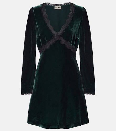Minikleid Macie aus Samt mit Spitze - Rixo - Modalova