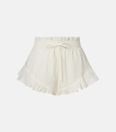 Shorts de algodón con volantes - Montce - Modalova