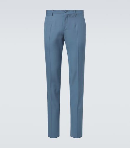 Virgin wool straight pants - Dolce&Gabbana - Modalova
