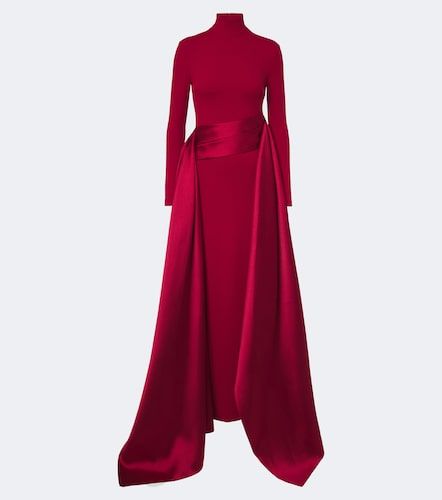 Robe Olivia aus Crêpe mit Satin - Solace London - Modalova