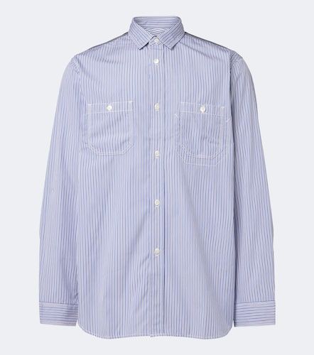 Paneled striped cotton shirt - Junya Watanabe - Modalova