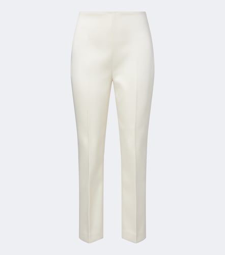 Róhe Pantalones rectos de novia cropped de satén - Rohe - Modalova