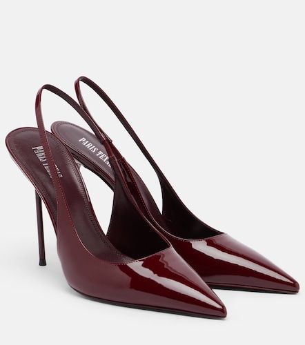 Lidia patent leather slingback pumps - Paris Texas - Modalova