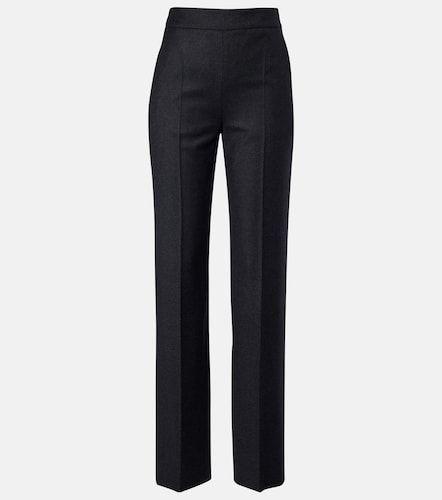 Agnona Wool flannel straight pants - Agnona - Modalova