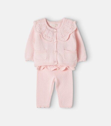 Bebé - Set de cárdigan y pantalones Williane de algodón - Louise Misha - Modalova