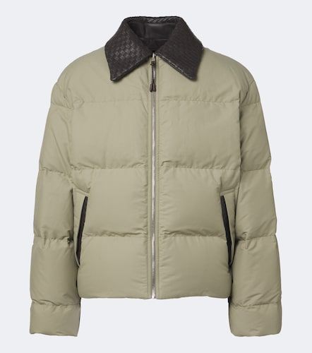 Piumino in twill di misto cotone - Bottega Veneta - Modalova