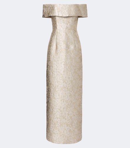 Clover floral brocade bustier gown - Markarian - Modalova