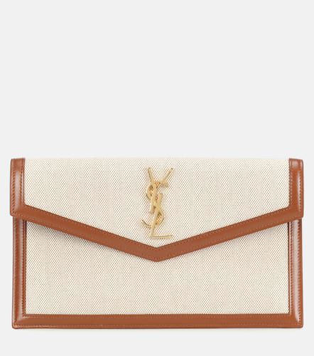 Saint Laurent Uptown canvas clutch - Saint Laurent - Modalova