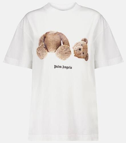 T-shirt in cotone con stampa - Palm Angels - Modalova