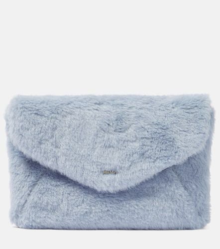 Alpaca, wool, and silk teddy clutch - Max Mara - Modalova