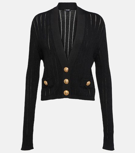 Balmain Cropped knit cardigan - Balmain - Modalova