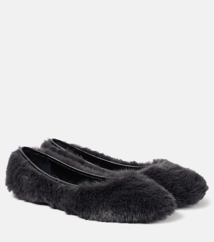 Masha faux fur ballet flats - Clergerie - Modalova