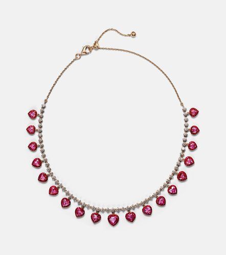 Choker in oro 18kt con rubini e diamanti - Kamyen - Modalova