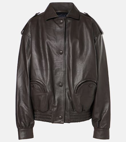 BlazÃ© Milano Charlie leather bomber jacket - Blaze Milano - Modalova